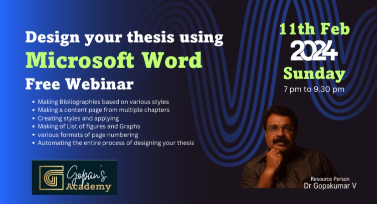 Designing your thesis with Microsoft Word